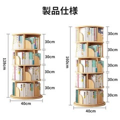 回転式本棚　の画像