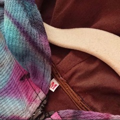 パーカー タイダイ染め サイケ.アジアンの画像