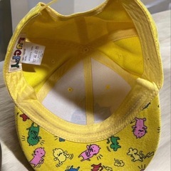 キャップ　帽子　イエロー　LUCPY（ラクピー）　クロちゃんの画像