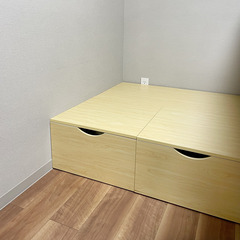 収納ボックス　【引き出しボックス2個】　収納付きベッド　ユニット　小上がり　50×50×30cm　棚　箱の画像