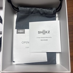 【ジャンク】SHOKZ骨伝導　イヤホンの画像