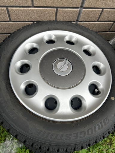 ミラココア ホイール付き スタッドレスタイヤ