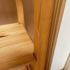 木製棚4段 無印良品 パイン材ユニットシェルフの画像