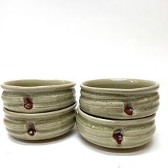 刻印有り かせ　？　焼物　４客　和食器 日本食器 小鉢の画像