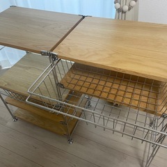 無印　ステンレスユニットシェルフの画像