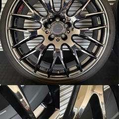 ■RAYS HOMURA 2×9[19インチ 8J 5穴 PCD100 +45]■ZEETEX[215/35R19]2020年製4本セット■プリウスにの画像