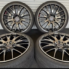 ■RAYS HOMURA 2×9[19インチ 8J 5穴 PCD100 +45]■ZEETEX[215/35R19]2020年製4本セット■プリウスにの画像