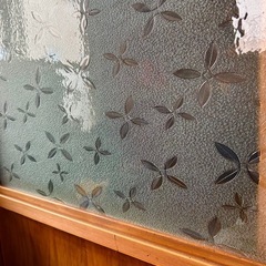 雪見障子 木製 レトロ 造作建具 古民家 ガラス戸 建具 引き戸 アンティークの画像