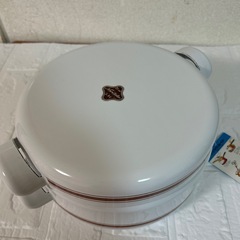 ノリタケ　ホウロウ鍋　レトロ　ホーローの画像