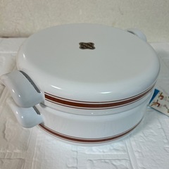 ノリタケ　ホウロウ鍋　レトロ　ホーローの画像