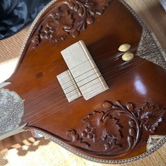 シタール 弦楽器 インド 民族楽器 インド民族楽器 楽器 ケース付 ダブルトゥンバシタール 和楽器の画像