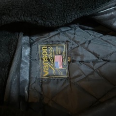 バンソン　貴重ボア付きダブルライダースの画像