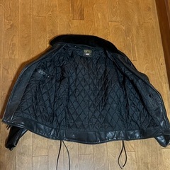 バンソン　貴重ボア付きダブルライダースの画像