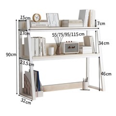 テーブルと卓上棚セットの画像