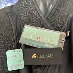 エンボス加工　黒シープスキン　レーザーコートの画像