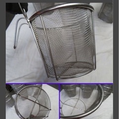 ★湯切り/てぼ☆14点 セット☆ざる☆ラーメン/うどん/麺☆業務用/調理器具/厨房器具★中古品　の画像