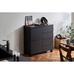 アイリスオーヤマ リビングキャビネットの画像