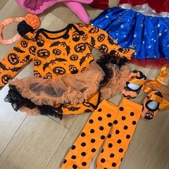 女の子ベビー　ハロウィンコスチュームの画像