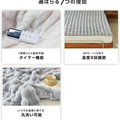 電気毛布 シングルの画像