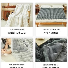 電気毛布 シングルの画像
