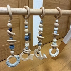 Hoppl  ベビージムセット 天然木の画像