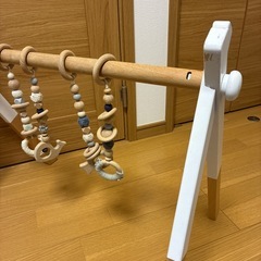 Hoppl  ベビージムセット 天然木の画像