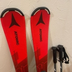 アトミック　キッズスキー3点セット　の画像