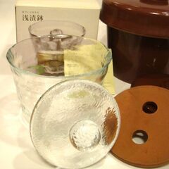 KINTO (キントー) 浅漬鉢　640ml　と　漬物鉢　美品の画像