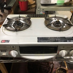 2011年製 リンナイ 都市ガス用 ガスコンロ RTS-337WNTS-Lの画像