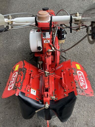 初期不良対応 アフターケアも安心 整備済　ねぎ作などに マメトラ 6.3馬力 耕運機 MC-503 はねあげローター　ハンドル180度回転
