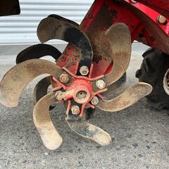 初期不良対応 アフターケアも安心 整備済　ねぎ作などに マメトラ 6.3馬力 耕運機 MC-503 はねあげローター　ハンドル180度回転の画像