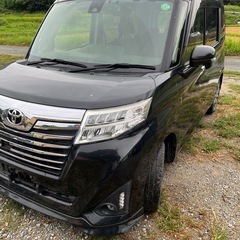 🉐車検2年付き人気のルーミーカスタム、G. ブラックメタリックの画像