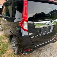 🉐車検2年付き人気のルーミーカスタム、G. ブラックメタリックの画像