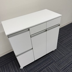 クロシオ 4分別 ダストボックス ダイニング オフィス ゴミ箱 食器棚 レンジ台 レンジラック キッチンラックの画像