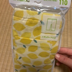 新品ユニクロ 子供 レギンス　110cm  2枚セットの画像