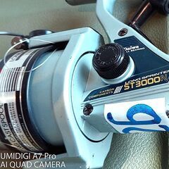№26、釣りリール　Daiwa ロングスプリンターST3000Nの画像