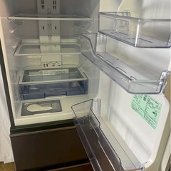 【美品】三菱 3ドア冷蔵庫 MR-CX27G-H 2022年製 272L 右開きの画像