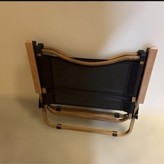 新品 ブラック 折りたたみアウトドアチェア 軽量 キャンプの画像