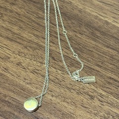 定価26.000円❗️COACH コーチ ネックレス ゴールド　クリスタルトップ　一粒ネックレスの画像