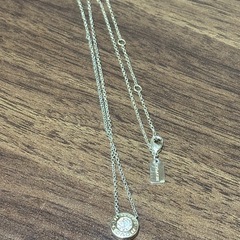 定価26.000円❗️COACH コーチ ネックレス ゴールド　クリスタルトップ　一粒ネックレスの画像