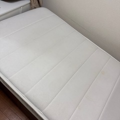  シングルマットレス（白）※引き取り限定の画像