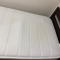  シングルマットレス（白）※引き取り限定の画像