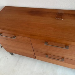 木製サイドボード　キャビネット　の画像