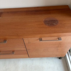 木製サイドボード　キャビネット　の画像