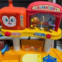 アンパンマンキッチン、冷蔵庫、電子レンジセットの画像