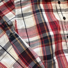 コムサイズム  美品　100サイズチェックシャツの画像