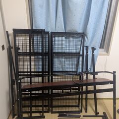 セミダブル パイプベッドフレームの画像