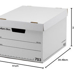 フェローズ バンカーズボックス 703S 白箱/黒文字 （３個セット）の画像