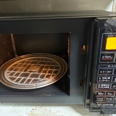 IRIS OHYAMA オーブンレンジ 黒　中古品2022年購入の画像