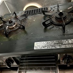 急募‼︎都市ガス　2022年製グリル付きガスコンロ　スライドテーブルセットの画像